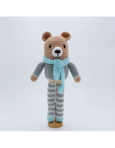 Osito de ganchillo en algodón. Pretty Dolly