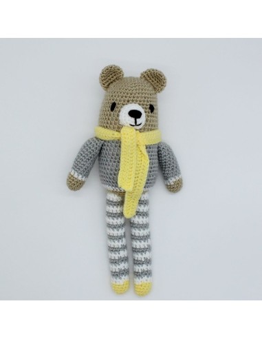 Osito de ganchillo en algodón. Pretty Dolly