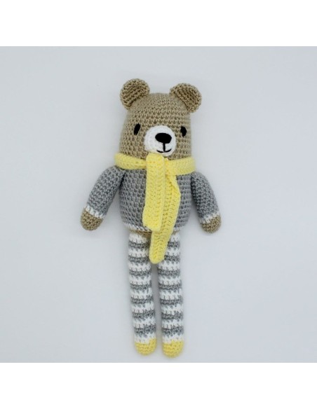 Osito de ganchillo en algodón. Pretty Dolly