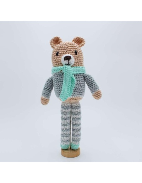 Osito de ganchillo en algodón. Pretty Dolly