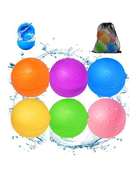 Globos de agua reutilizables opacos. Soppycid