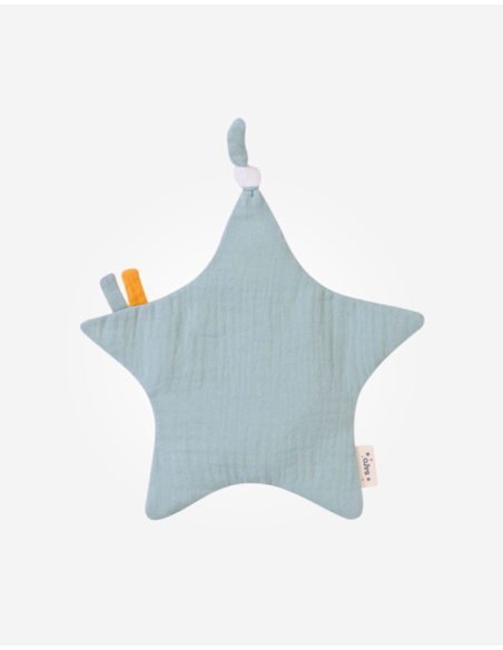 Estrella papel crujiente, verde, Saro