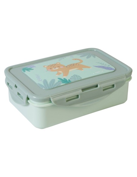 Tupper o fiambrera 550ml, verde. Saro