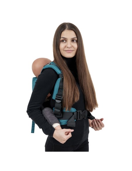 Mochila Evolutiva Fidella Fusion 2.0- chevron petrol.Toddler.