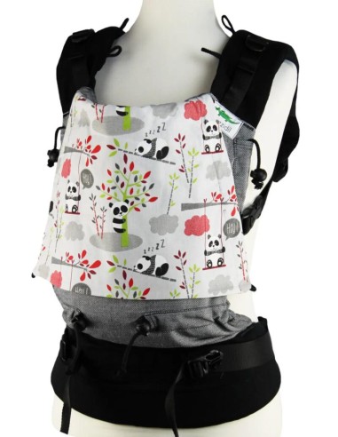 Mochilas Buzzidil XL Panda gris