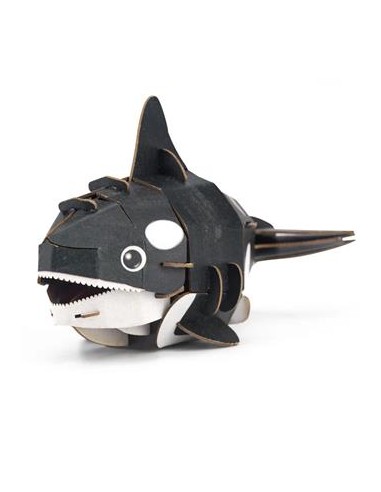 Puzzle 3D con sonido Orca. Mieredu