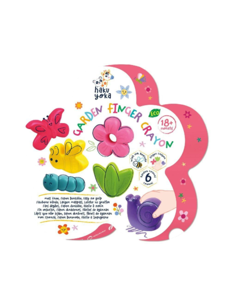 Crayones de dedo- Jardín. Haku Yoka