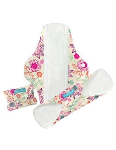 Compresa de tela super, Peony Blosom. Charlie Banana