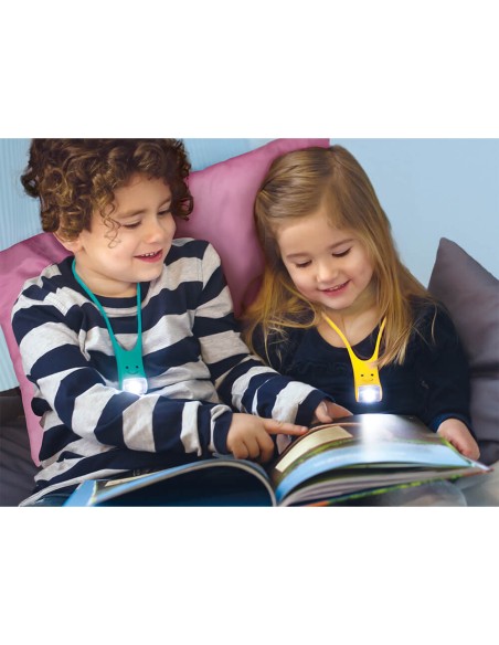 Linterna de cuello para la lectura turquesa Moses