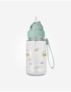 Botella con cañita y...