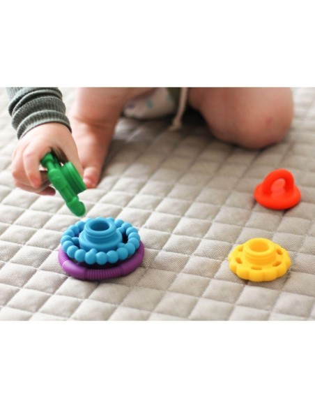 Mordedor Stacker teether rainbow, Jellystone
