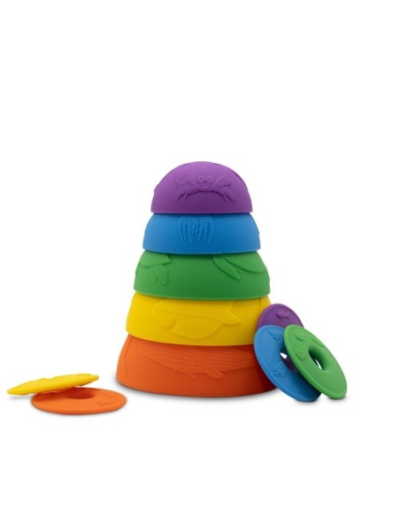 Stacking cups rainbow. Jellystone