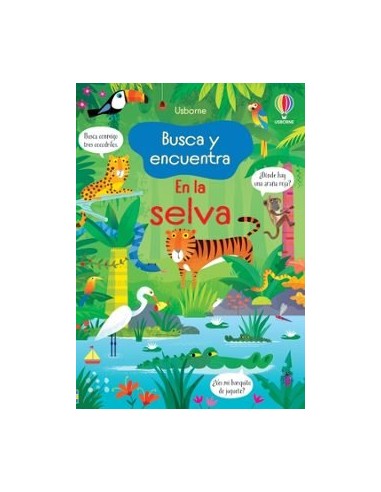 Libro En la selva busca y encuentra.