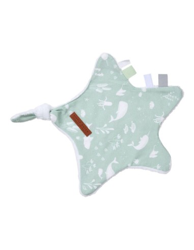 Doudou estrella, océano mint. Little Dutch