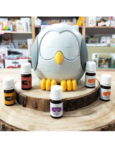 Kit de inicio con Difusor de búho. Embarazadas y niñ@s pequeñ@s. Youngliving