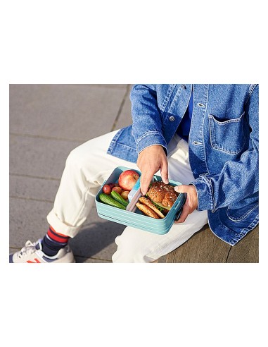 Caja almuerzo grande nordic sage con...