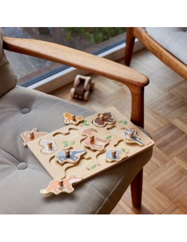 Encajable animales del bosque. Goki