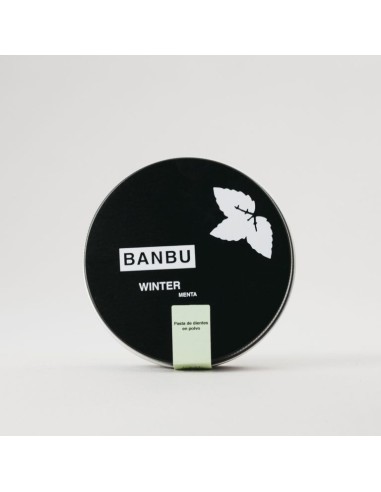 Pasta de dientes , Winter sabor menta. Banbu