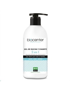 Gel de ducha y Champú 2 en 1. 500ml.Biocenter