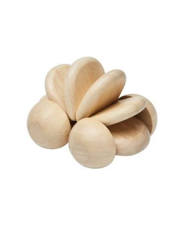 Coche bebé abanico (natural)  Plantoys