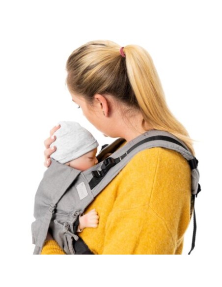 Mochila Evolutiva Fidella Fusion Baby-Chevron gris claro