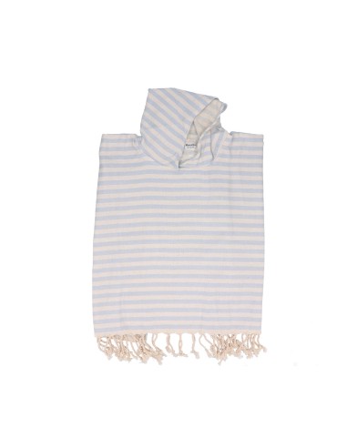 Poncho stripes azul. Monnëka