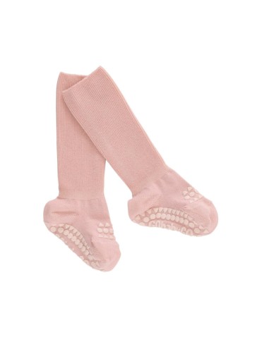 Calcetines de bambú antideslizantes, Rosa claro. Go baby go.