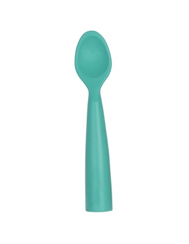 Cuchara silicona verde. Minikoioi