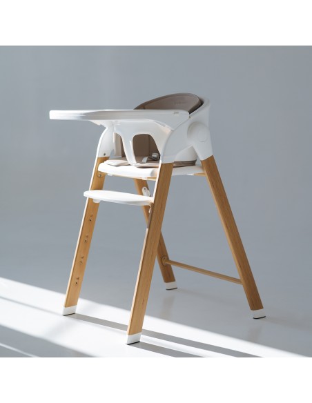 Trona 3 en 1 Blanco y madera. Love and Carry