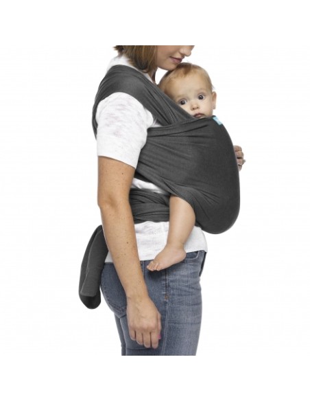 Fular Moby Wrap-Charcoal.