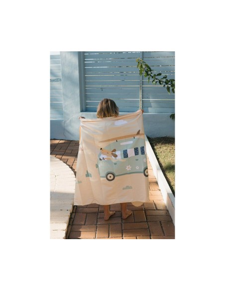 Toalla de playa microfibra Furgoneta. Monnëka