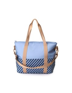 Bolso nevera Stripes blue....