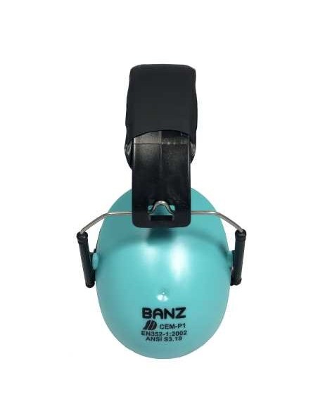 Cascos Auriculares antiruido +3 años lagoon blue. Banz