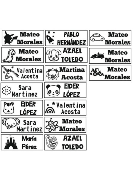 Sello textil. Marval