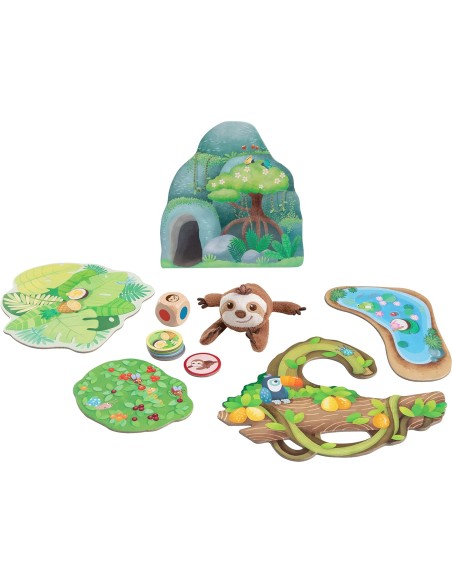 Mis primeros juegos, tras la pista del perezoso. Haba