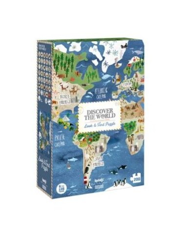 Discover the world puzzle. Londji