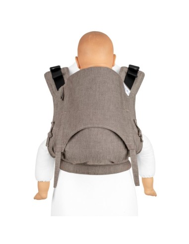Mochila Evolutiva Fidella Fusion 2.0- chevron marrón.Toddler.