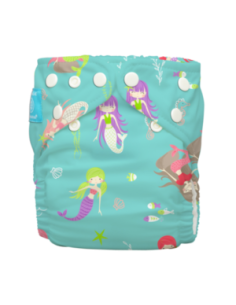 Pañal Talla Única Rellenable Sirena Jade. Charlie Banana
