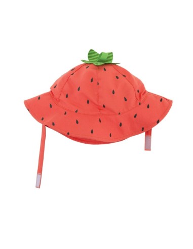 Gorro con protección solar, Fresa. Zoocchini (6-12/12-24)