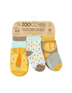 Conjunto 3 pares de calcetines, León. Zoocchini (0-24 meses)