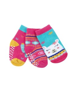 Conjunto 3 pares de calcetines, Llama. Zoocchini (0-24 meses)