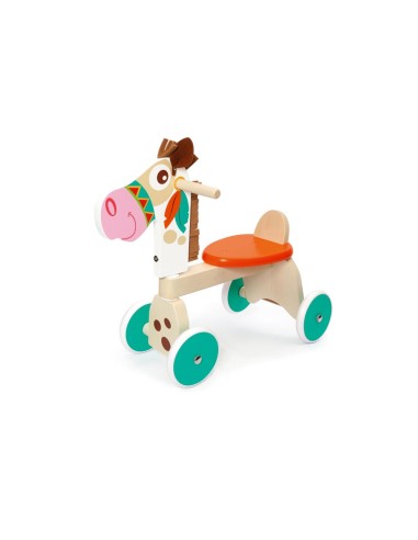 Cuadriciclo- andador de 4 ruedas -Pony indio. Scratch