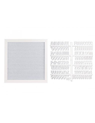 Panel de letras gris. Pearhead