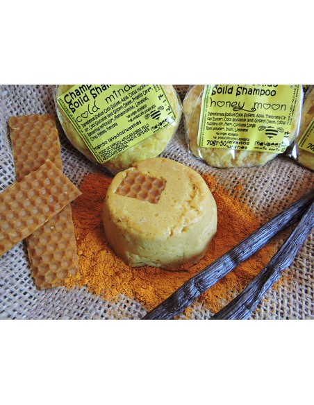 Champú sólido honey moon de Maybeez (cabello seco)