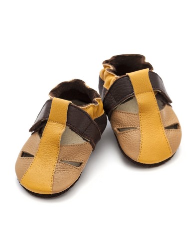 Sandalia bebé suave, Sand de Liliputi.( Talla S)
