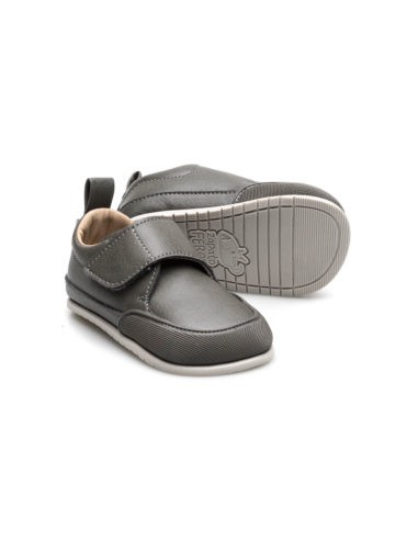 Garbí microfibra gris,(Talla S). Zapato Feroz.