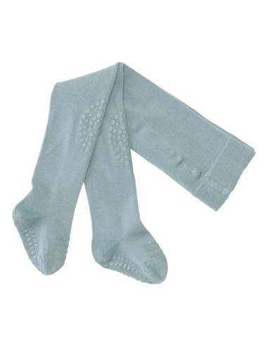 Leotardos de gateo antideslizantes, azul empolvado, 6-12 meses. Go baby Go