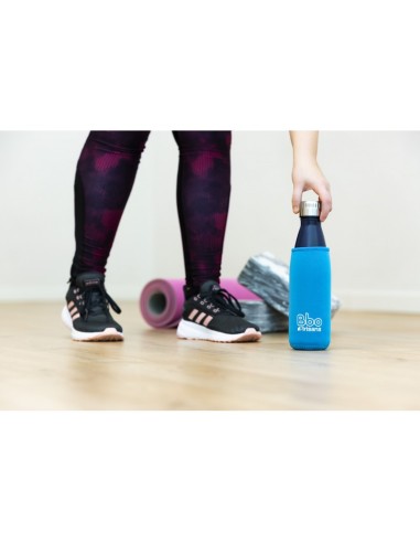 Botella de acero inoxidable con funda neopreno  BBO Irisana 350ml(turquesa)