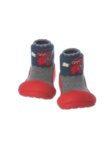 Attipas, dinosaurio rojo.