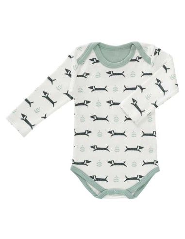 Body manga larga, Dachsy. Fresk (3-6 meses)